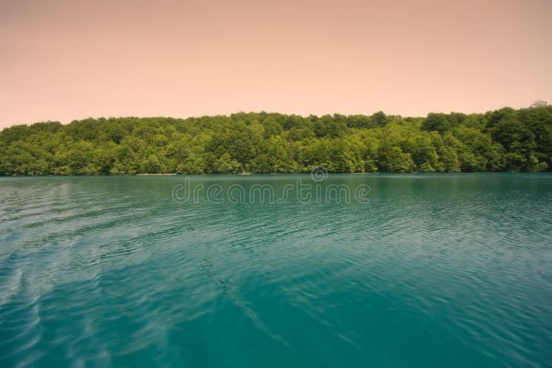 Turquoise lake