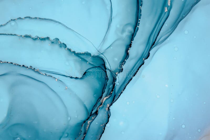 Turquoise Ocean Abstract. on Canvas Stock Image - Image of water ...