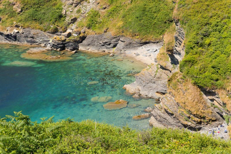 Turquoise sea Cornish Cove
