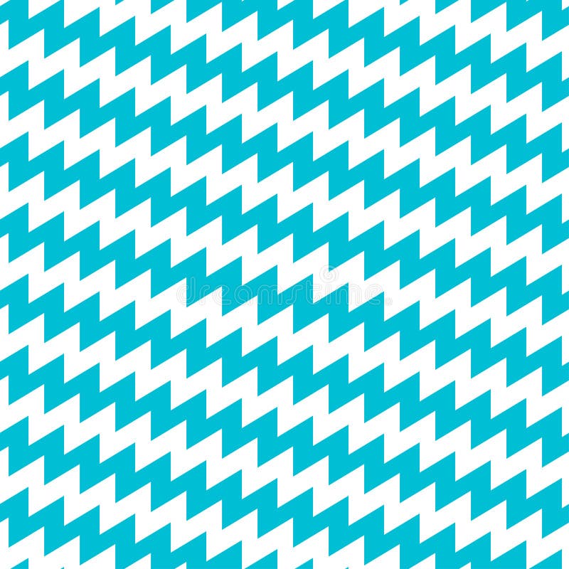 Turquoise and white diagonal chevron seamless pattern vector illustration