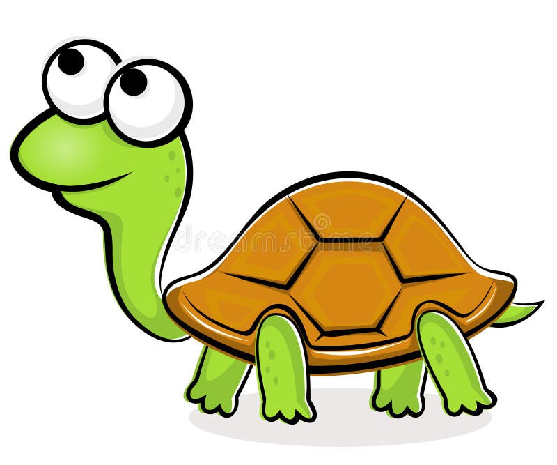 Turtle cartoon stock vector. Illustration of animal, happy - 20200043