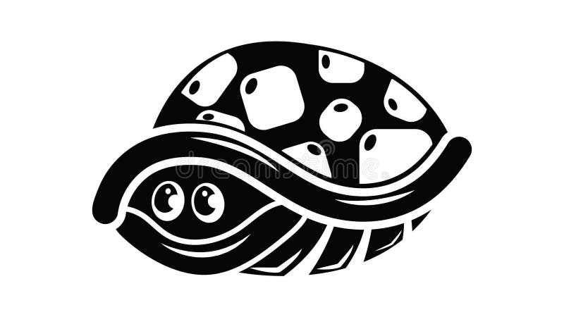 Turtle in house icon animation royalty free illustration