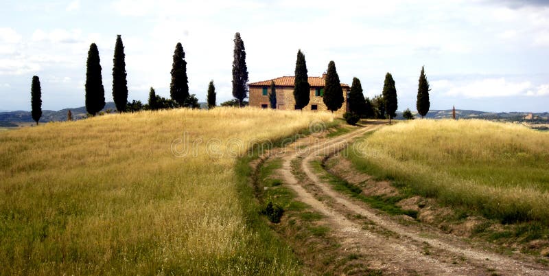 Típico toscano casa de campo.