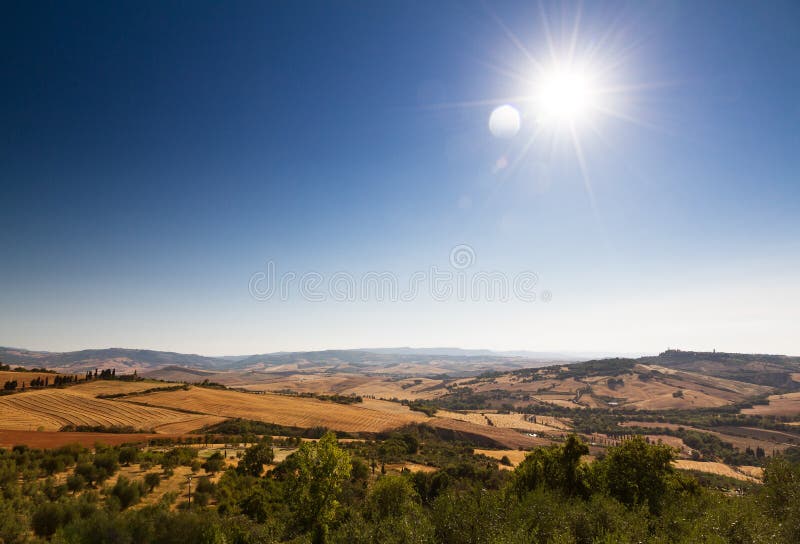 Tuscan Sun Stock Photo. Image Of Outdoors, Angle, Travel - 27343868