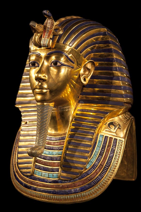 tutankhamun för jordfästningmaskering s arkivfoto tutankhamun för jordfästningmaskering s arkivfoto