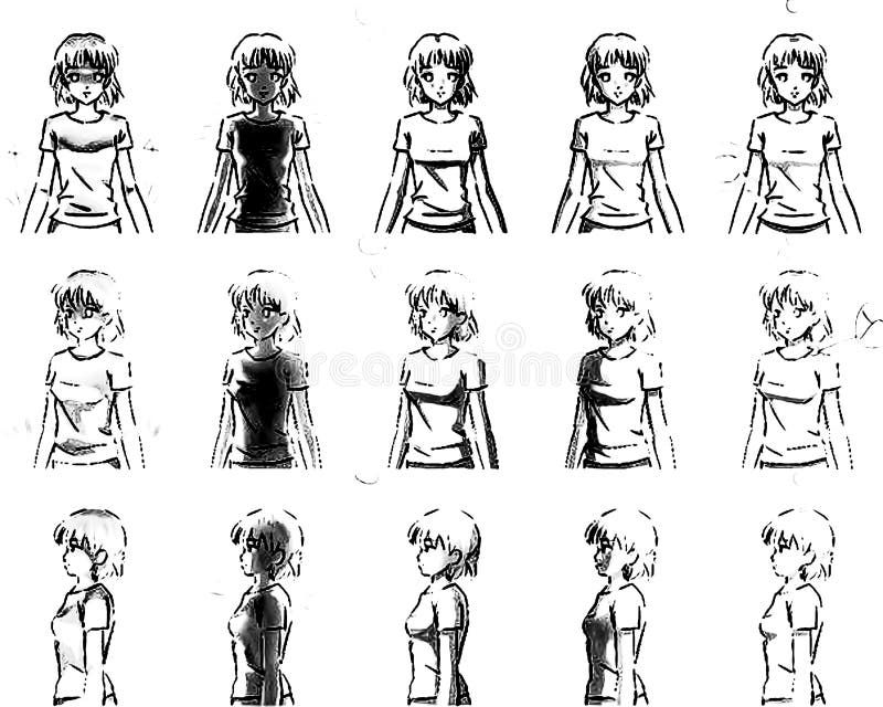 Tutorial De Desenho De Olho Humano. Olho No Estilo Anime. Pestanas Femininas  Ilustração Stock - Ilustração de jogo, bonito: 186271770