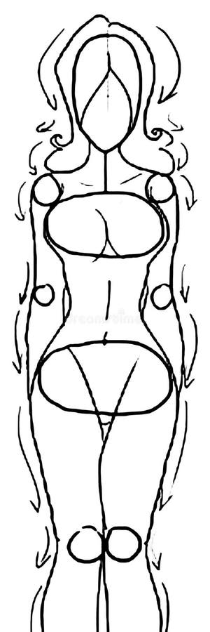 Como Desenhar um Corpo Feminino #tutorialdedesenho #desenhofacil
