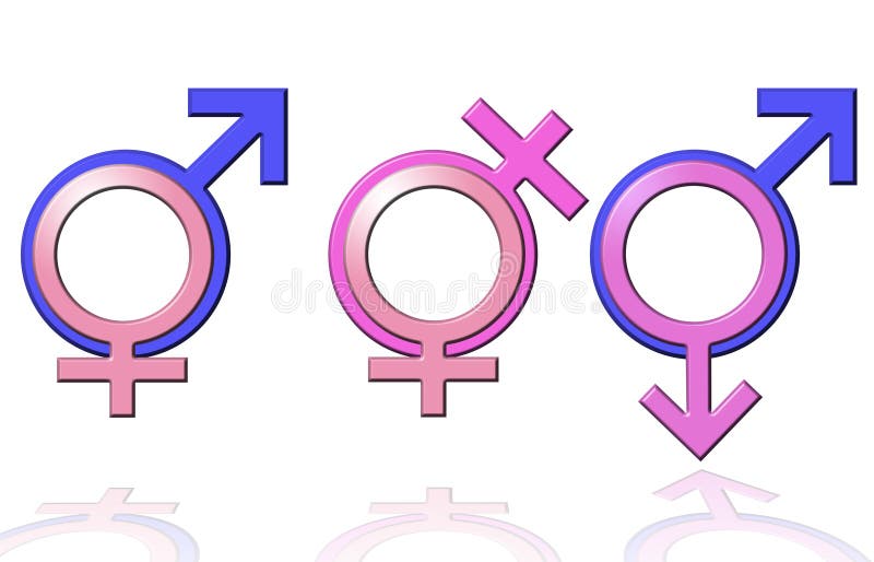 Male and female ;gay, homo, lesbian a sex symbol. Male and female ;gay, homo, lesbian a sex symbol