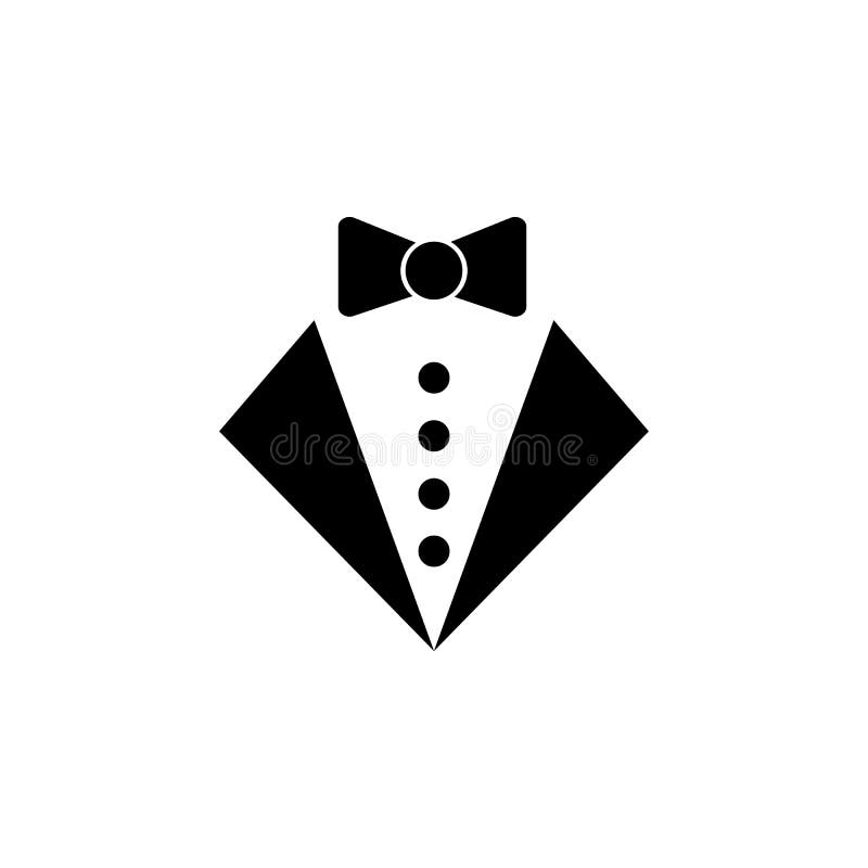 the tuxedo icon. Element of party and fun icon. Premium quality graphic design icon. Signs and symbols collection icon for website stock illustration the tuxedo icon. Element of party and fun icon. Premium quality graphic design icon. Signs and symbols collection icon for website stock illustration