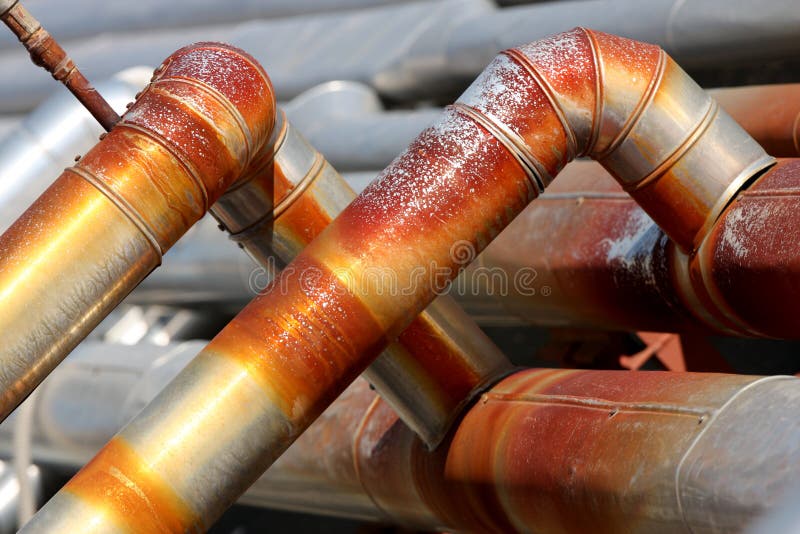 Tuyaux industriels photo stock Tuyaux industriels photo stock