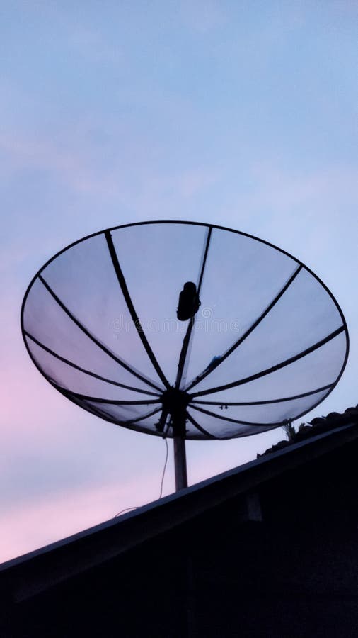 TV antenna in my home stock image. Image of line, white 264389717
