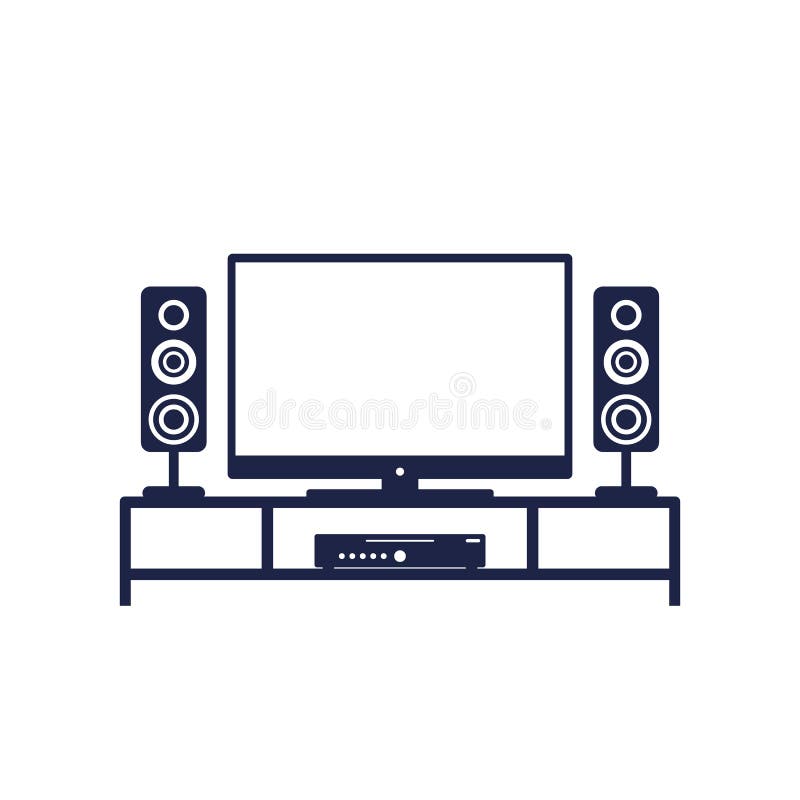 Home Theater Tv Unit Stock Illustrations 40 Home Theater Tv Unit