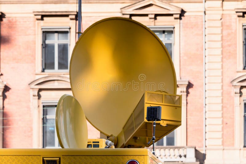 TV broadcasting antenna in Tour de France - Copenhagen.