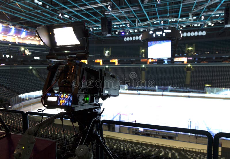 TV camera stock photo. Image of athlete, camera, game 51247982