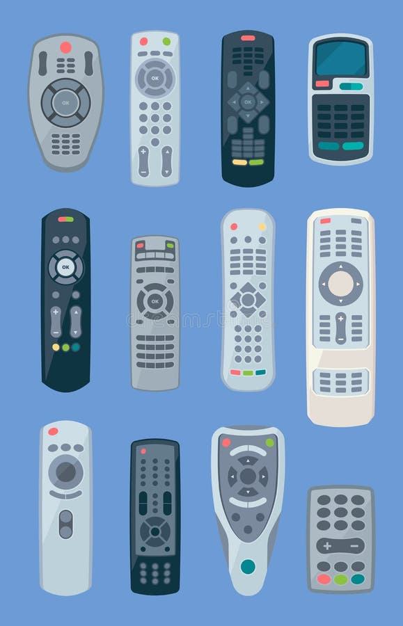 Smart house remote control electronic gadgets Vector Image