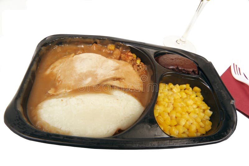 TV dinner royalty free stock photography TV dinner royalty free stock photography