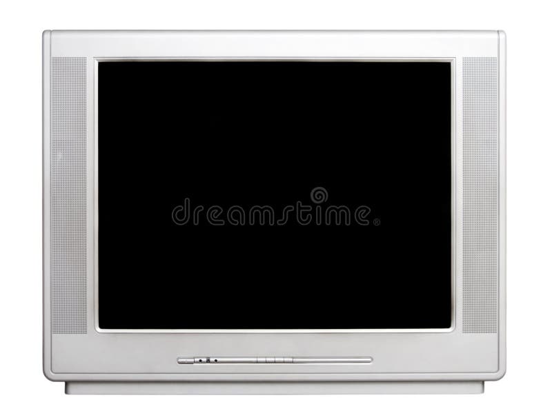 TV front view stock images