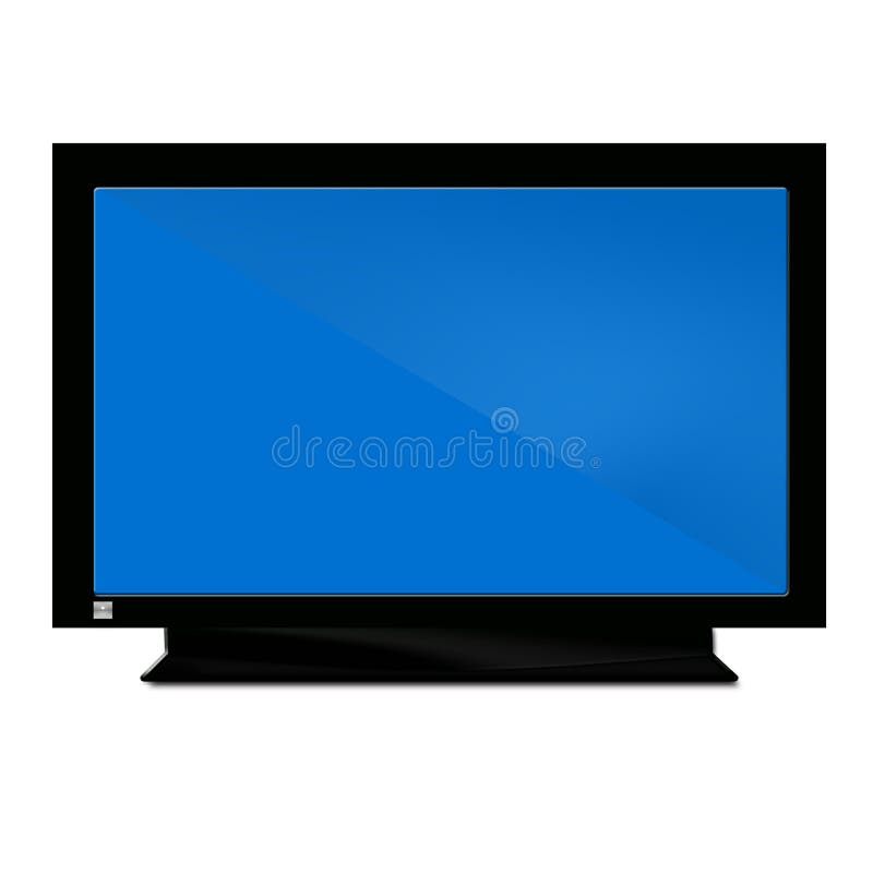 TV light Blue vector illustration