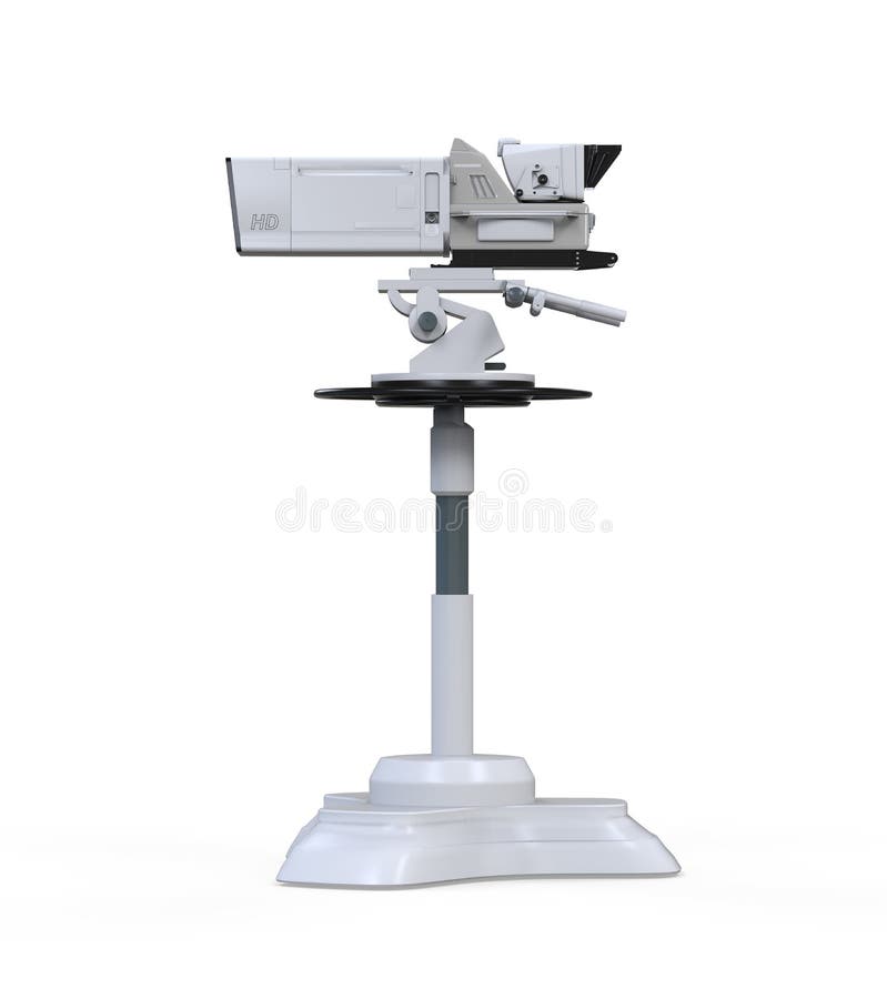 TV Professional Studio Digital Video Camera stock illustration