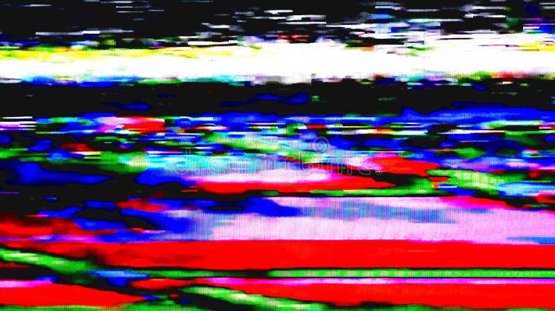 TV Static Noise Glitch Effect â€“ Original Photo from a Vintage ...