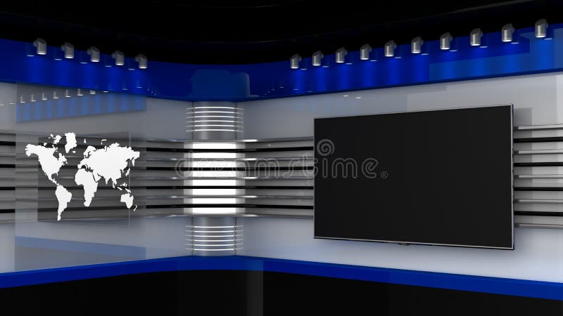 Tv Studio Blue Studio Backdrop For Tv Shows Tv On Wall News S Stock Illustration Illustration Of Channel Light Tv Studio Blue Studio Backdrop For Tv Shows Tv On Wall News S Stock Illustration Illustration Of Channel Light