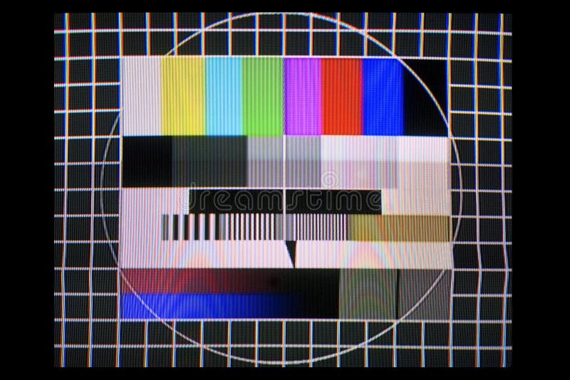 Tv test stock image Tv test stock image