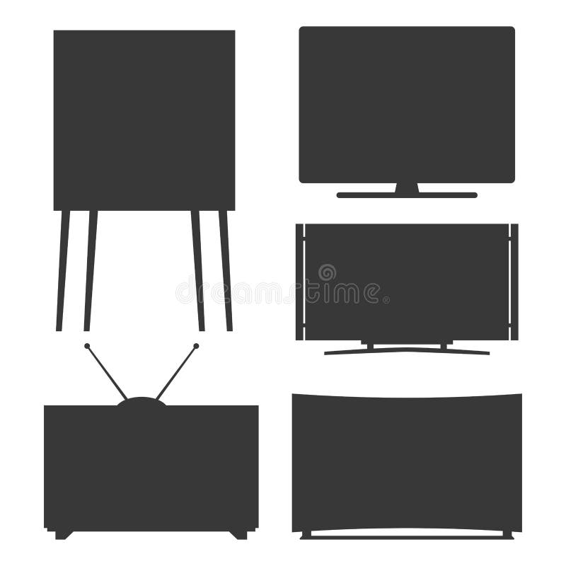 TV Vector Screen Lcd Monitor and Notebook, Tablet Computer, Retro TV Vector Screen Lcd Monitor and Notebook, Tablet Computer, Retro