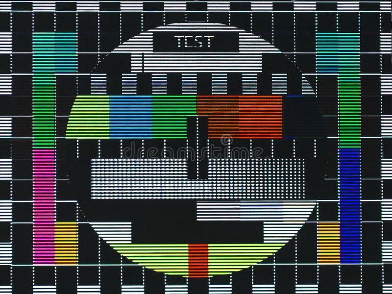 Tvprovet sreen arkivbilder Tvprovet sreen arkivbilder