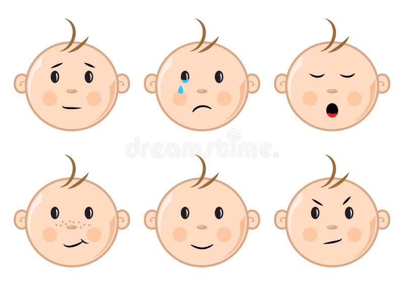 Twarze dzieci z r??nymi emocjami r?wnie? zwr?ci? corel ilustracji wektora ilustracja wektor Twarze dzieci z r??nymi emocjami r?wnie? zwr?ci? corel ilustracji wektora ilustracja wektor