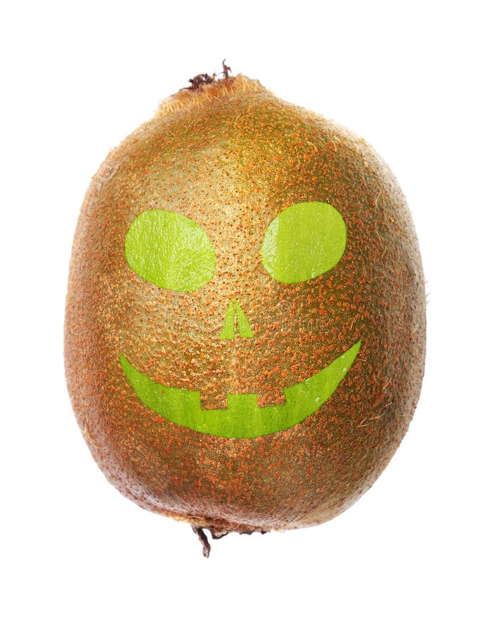 twarzy Halloween kiwi obrazy royalty free twarzy Halloween kiwi obrazy royalty free