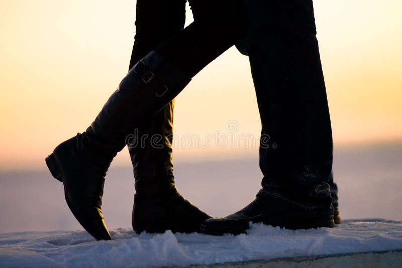 Twee verliefden royalty-vrije stock foto