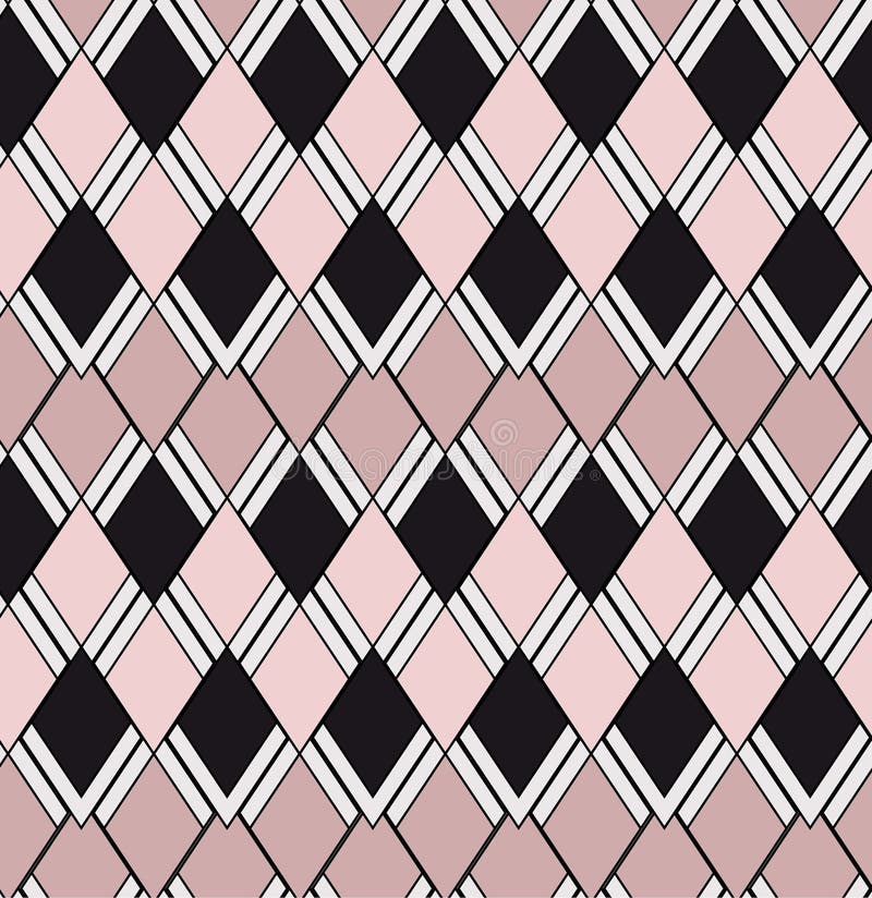 Twee tonen lichtrose geometrisch naadloos patroon royalty-vrije illustratie Twee tonen lichtrose geometrisch naadloos patroon royalty-vrije illustratie