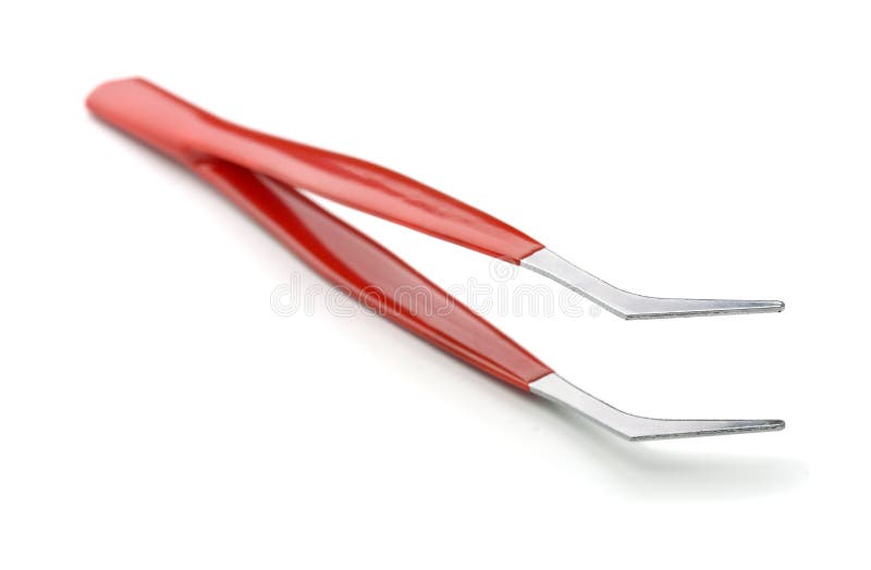 Tweezers stock image. Image of background, object, shiny 16766769