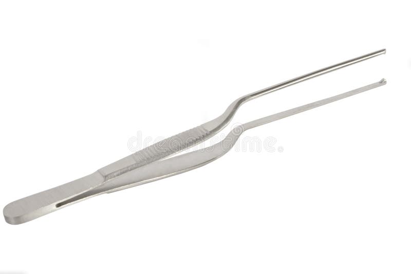 Tweezers on white