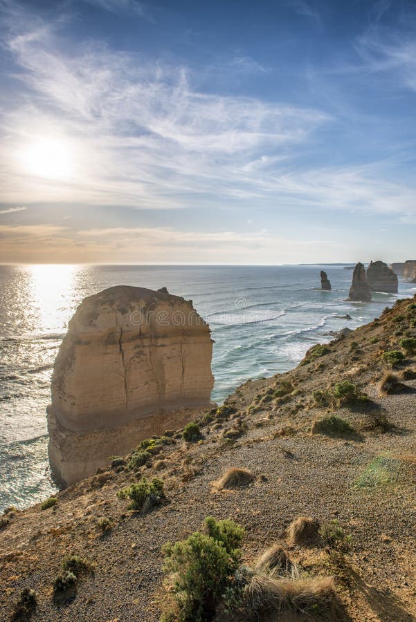 The Twelve Apostles at Sunset, Australia Stock Photo Image of cloud
