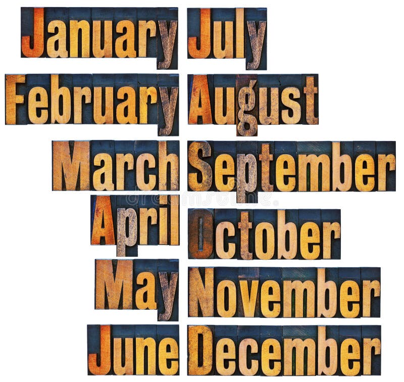Type month