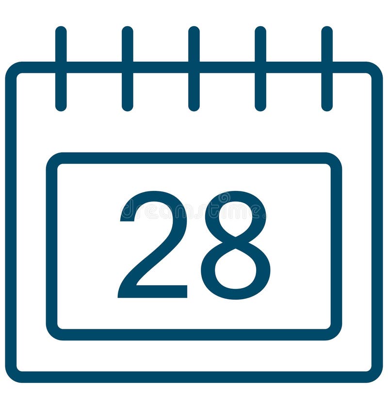 Twenty Eight Twenty Eight Teeth Special Event Day Vector Icon That Can Twenty Eight Twenty Eight Teeth Special Event Day Vector Icon That Can