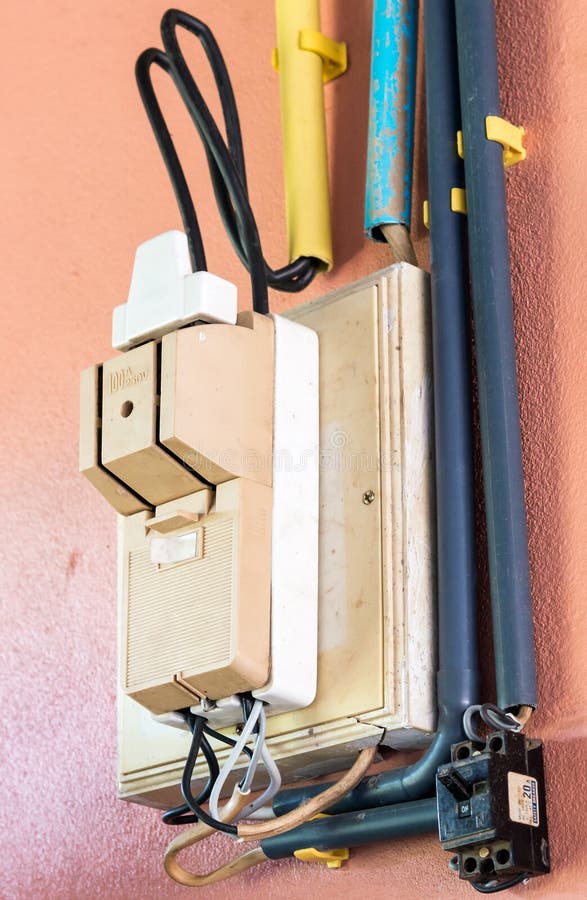 Old breaker box stock image. Image of industry, electricity 41212839