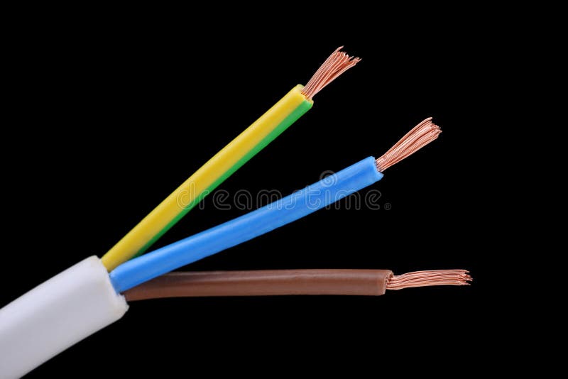 Twin core and earth electrical cable wire