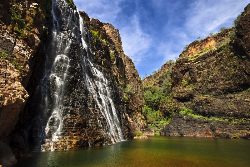 Twin Falls, Kakadu National Park royalty free stock photos Twin Falls, Kakadu National Park royalty free stock photos