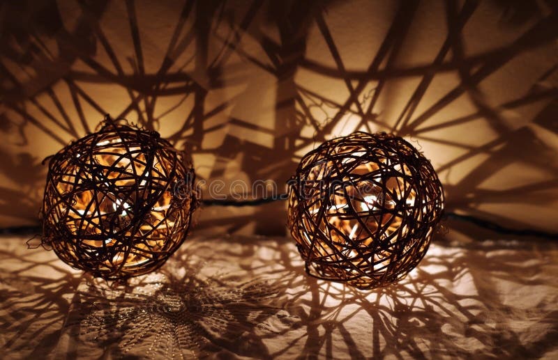 Twine Ball Decorative Christmas Lights Stock Photo Image of handmade