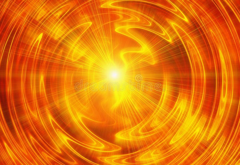 Twirl of bright explosion flash vector illustration