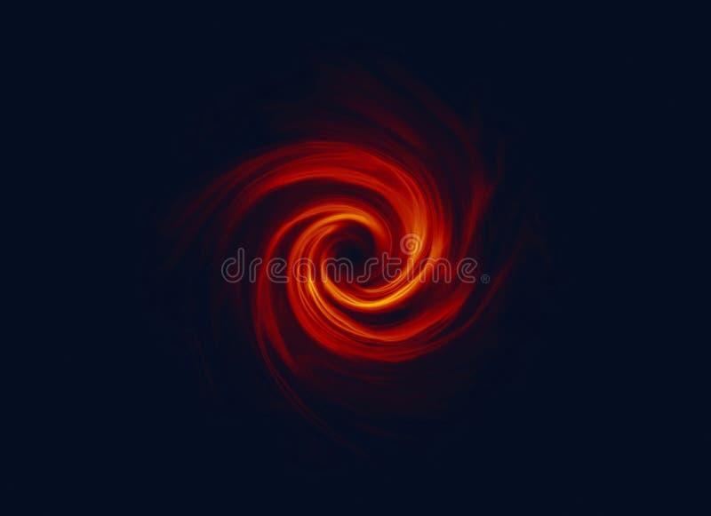 Twirl motion of bright explosion flash on black backgrounds royalty free illustration