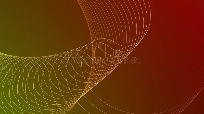 Twisted colorful ribbon digital line. wavy ribbon from so much parallel lines. abstract background with lines.