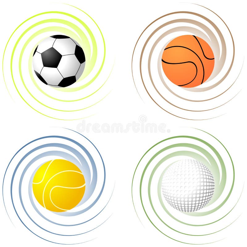 Twisted sport balls