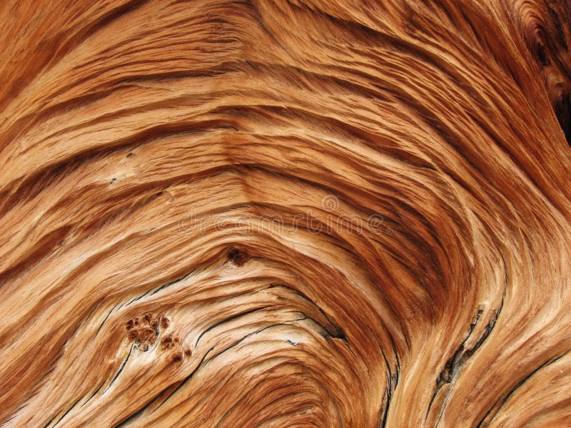 Twisted wood grain