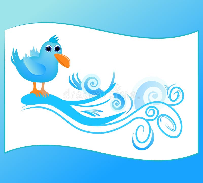 twitter темы иллюстрация вектора twitter темы иллюстрация вектора