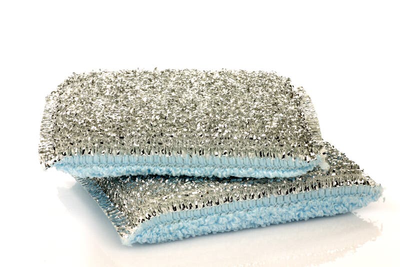 Two abrasive pads stock image. Image of colorful, tool 17072277