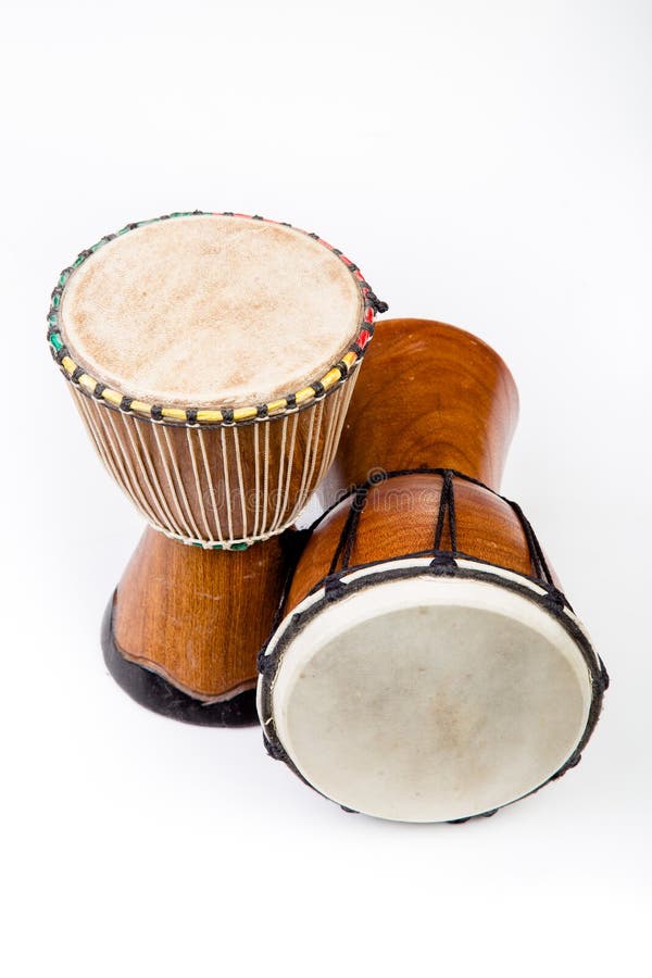 Djembe Drums and Caxixi Shakers Stock Photo Image of exotic, cultural