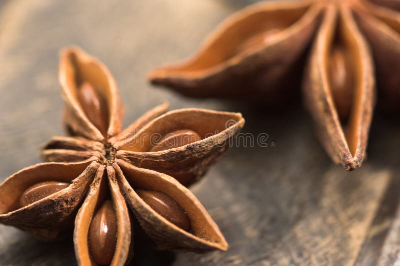 Two anise stars